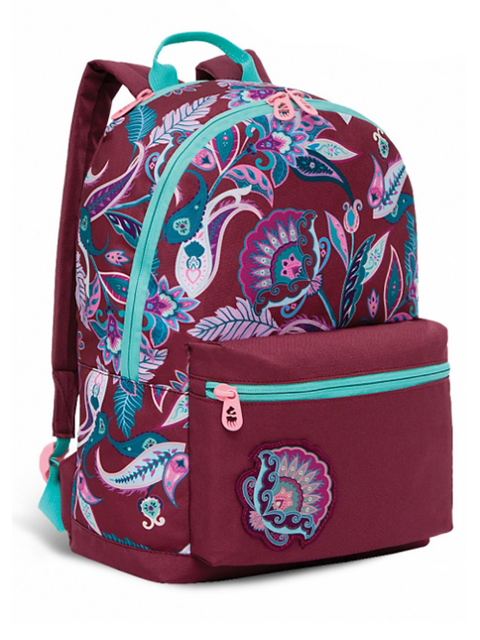 Рюкзак молодежный "GRIZZLY" 26х38х12 см, 1 фиолетовый