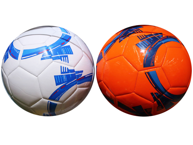 Мяч футбольный ПУ (310гр), яркий, 2 цвета