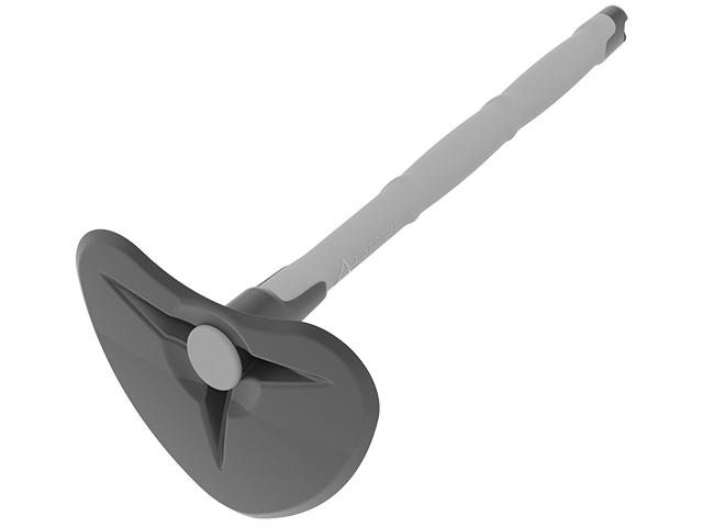 Мотыжка для лунок Агроном Премиум 41х20х16,5см черно-серый