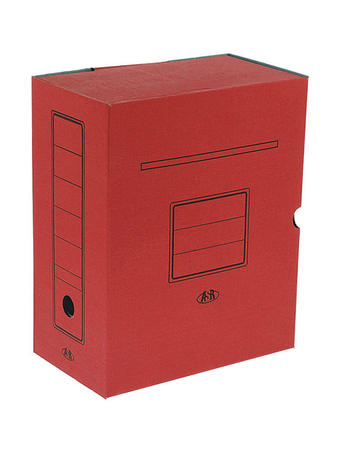Короб архивный А4 ASR 150мм красная