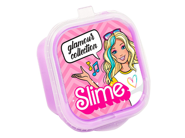 Игрушка Волшебный мир "Slime. Glamour collection" сиреневый с шариками 60г