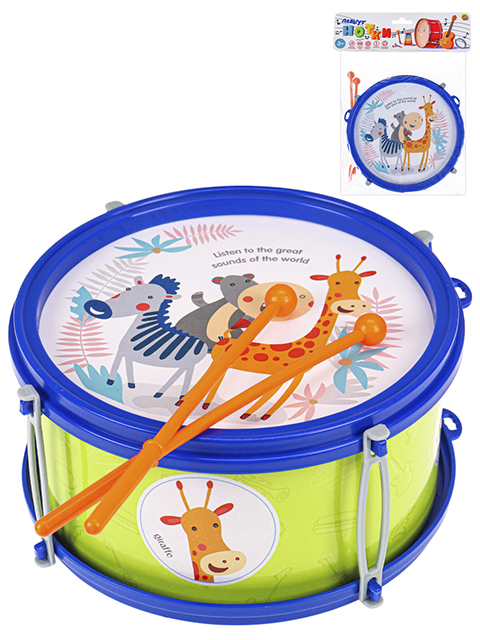 Музыкальный инструмент "Пляшут нотки. Барабан"