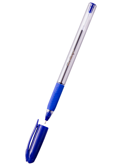 Ручка шариковая Berlingo "Triangle 110" 0,7 мм, синяя, прорез. держ.