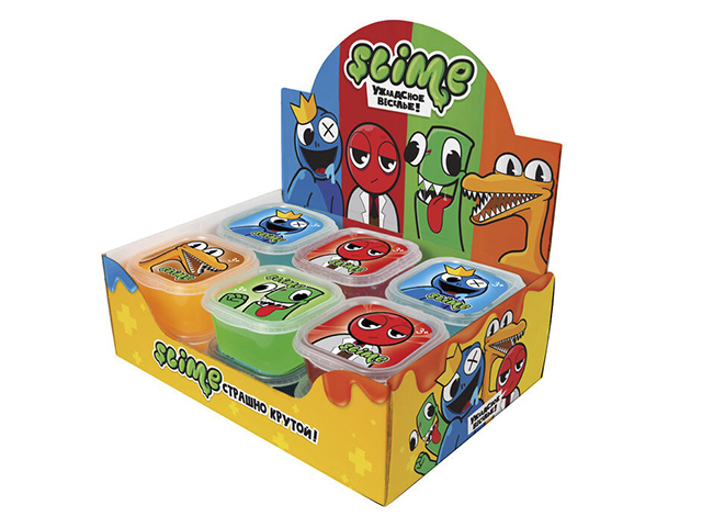 Игрушка для детей "Slime. Радужные друзья" 60г, ассорти 