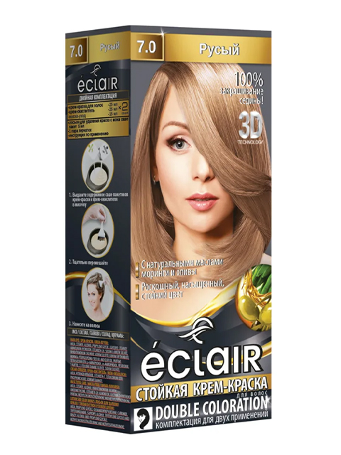 Краска для волос ECLAIR 7.0 Русый