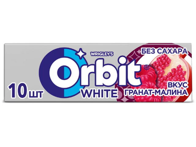 Жевательная резинка ORBIT "Малина/Гранат" 13,6г.