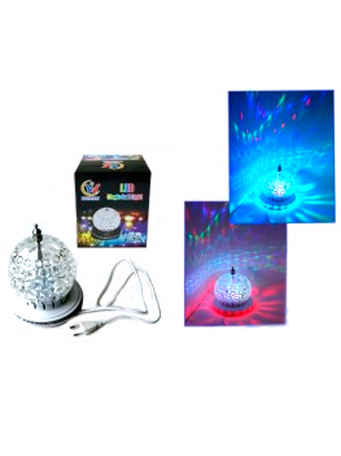 Лампа "Хрустальный шар. Led Crystal Magic Ball Light" световая вращающаяся