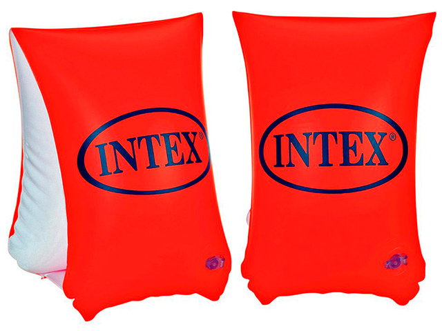 Нарукавники надувные для плавания INTEX "DELUX" 30х15см, 6-12 лет