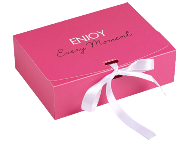 Коробка подарочная складная "Поздравляю" Enjoy Every Moment 16,5х12,5х5 см