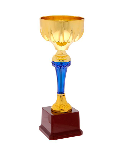 Кубок спортивный 114 Золото, 27х10х10 см, пластик
