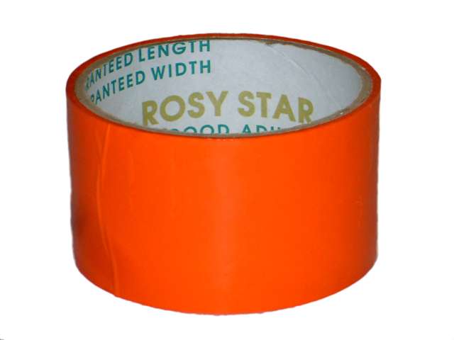 Клейкая лента 48 мм х 36 Y оранжевая 45 мкм ROSY STAR
