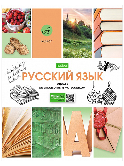 Тетрадь предметная по русскому языку А5 48 листов линия Хатбер "В мире знаний"