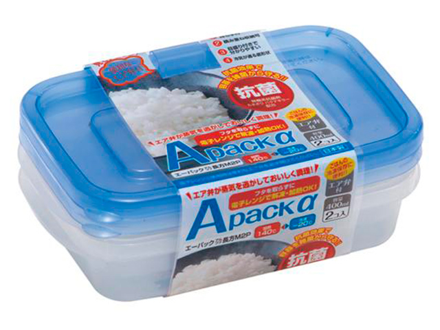 Набор контейнеров для СВЧ "Apacka" 2шт*0,4л, прямоугольные