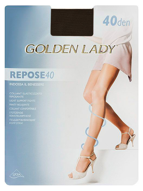 Колготки женские Golden Lady "Repose 40" Fumo 5-XL