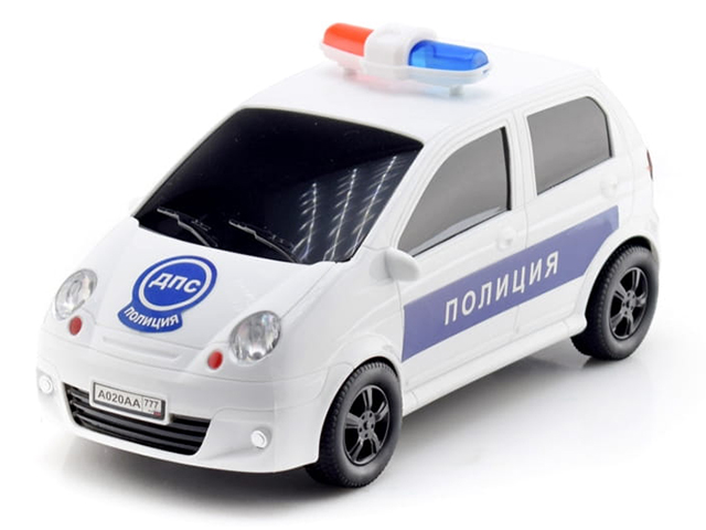 Игрушка "Машина Полицейский хэтчбек" инерционная, 25см, в пакете