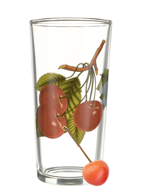Набор стаканов "Ода. Полезная вишня" 230мл., высокий (6шт. в упак)