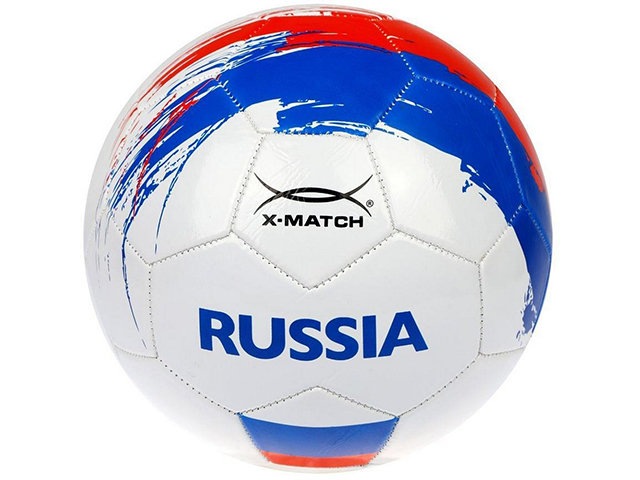 Мяч футбольный X-Match "Россия", 1 слой PVC , 22 см