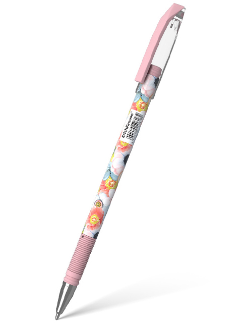 Ручка шариковая Erich Krause "Color Touch. Flower Cocktail" 0,7 мм, синяя