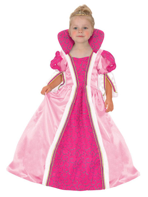 Костюм карнавальный "Принцесса роз" на 4-6 лет, 2 предмета (платье, диадема)