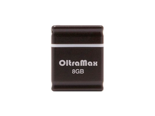 Флэш-диск OltraMax 8Gb black 50 (черный)