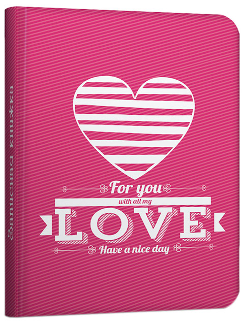 Записная книжка А7 80 листов Проф-Пресс "Collezione. Сердце" 