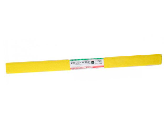 Бумага крепированная "Greenwich Gl Line" 50х250 32 г/м2, желтая