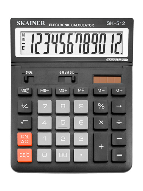 Калькулятор настольный SKAINER SK-512M 12 разрядный
