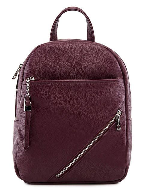 Сумка-рюкзак женская "S.Lavia" 24х33х10см, искуственная кожа, темно-вишневый