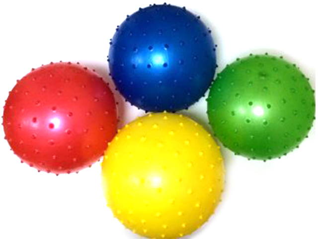 Мяч №165-87 с пупырышками d=22 см 60гр 