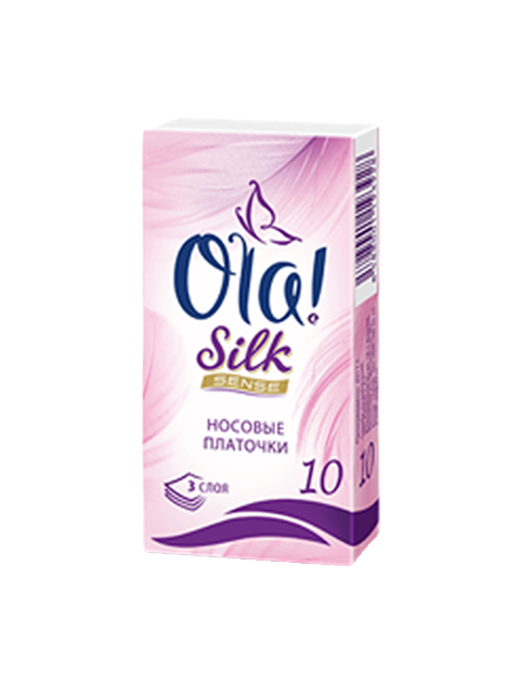 Платки носовые бумажные OLA! Silk sense Luxe